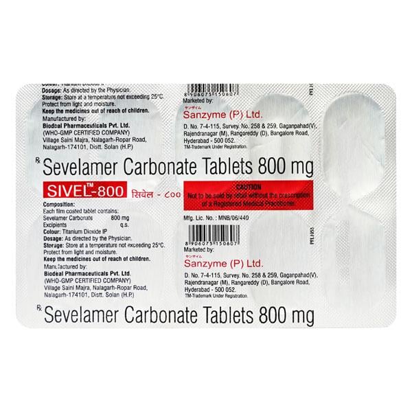 SIVEL 800 Tablet 10's