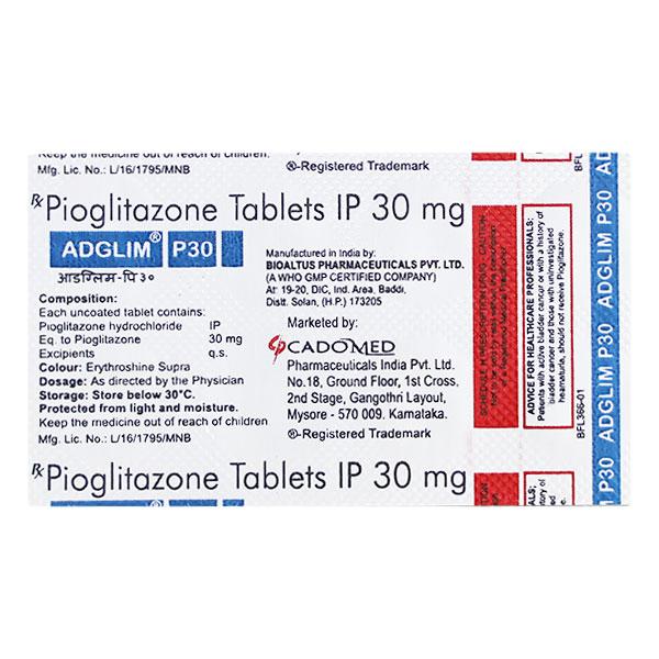 ADGLIM P 30mg Tablet 10's