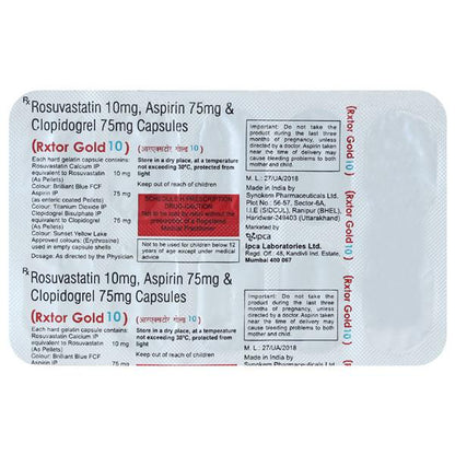 Rxtor Gold 10mg Capsule 10'S