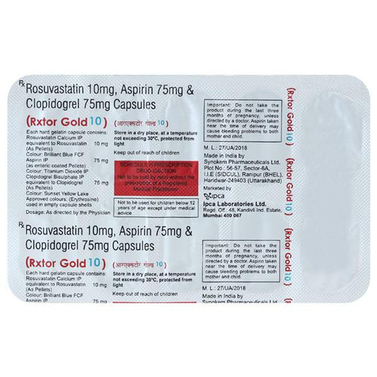 Rxtor Gold 10mg Capsule 10'S