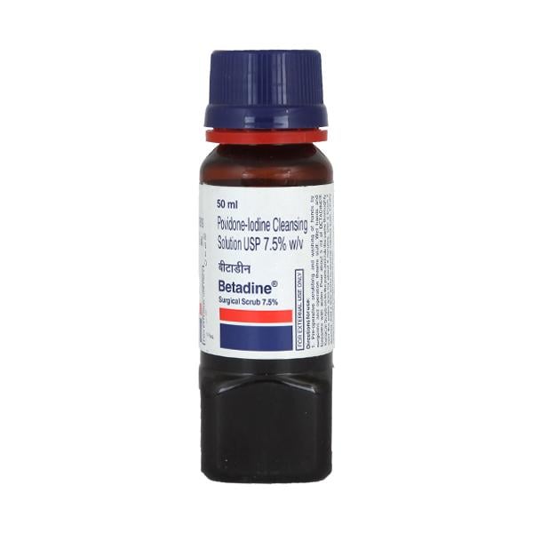 Betadine Surgical scrub 7.5% Solution 50ml
