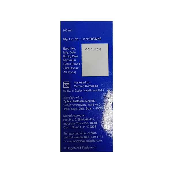 AERODIL SUGAR FREE Apple Flavour Expectorant 100ml