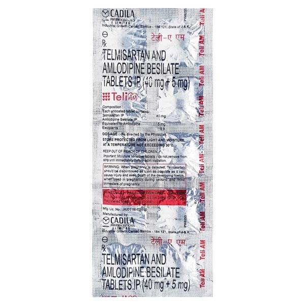 Teli AM 40mg Tablet 10'S