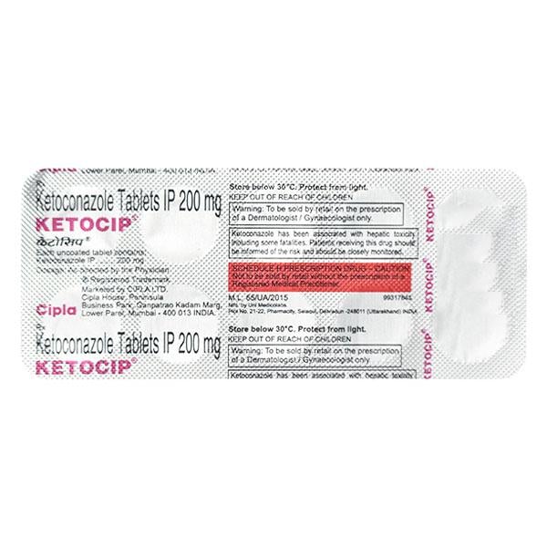 Ketocip Tablet 10'S