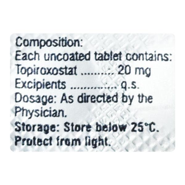 TOXUR 20 Tablet 10's