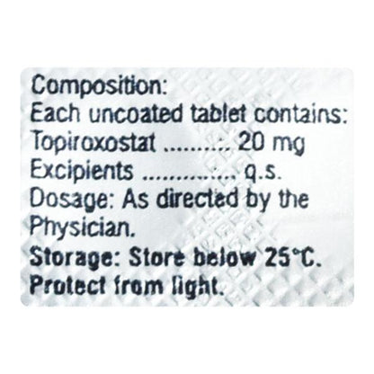 TOXUR 20 Tablet 10's