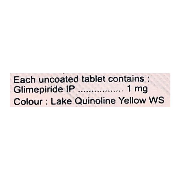 Glimda 1mg Tablet 10'S