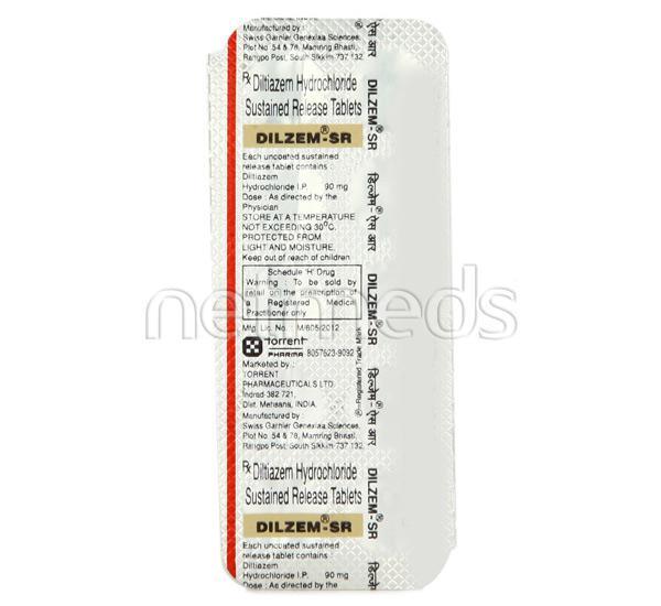 Dilzem SR 90mg Tablet 10'S