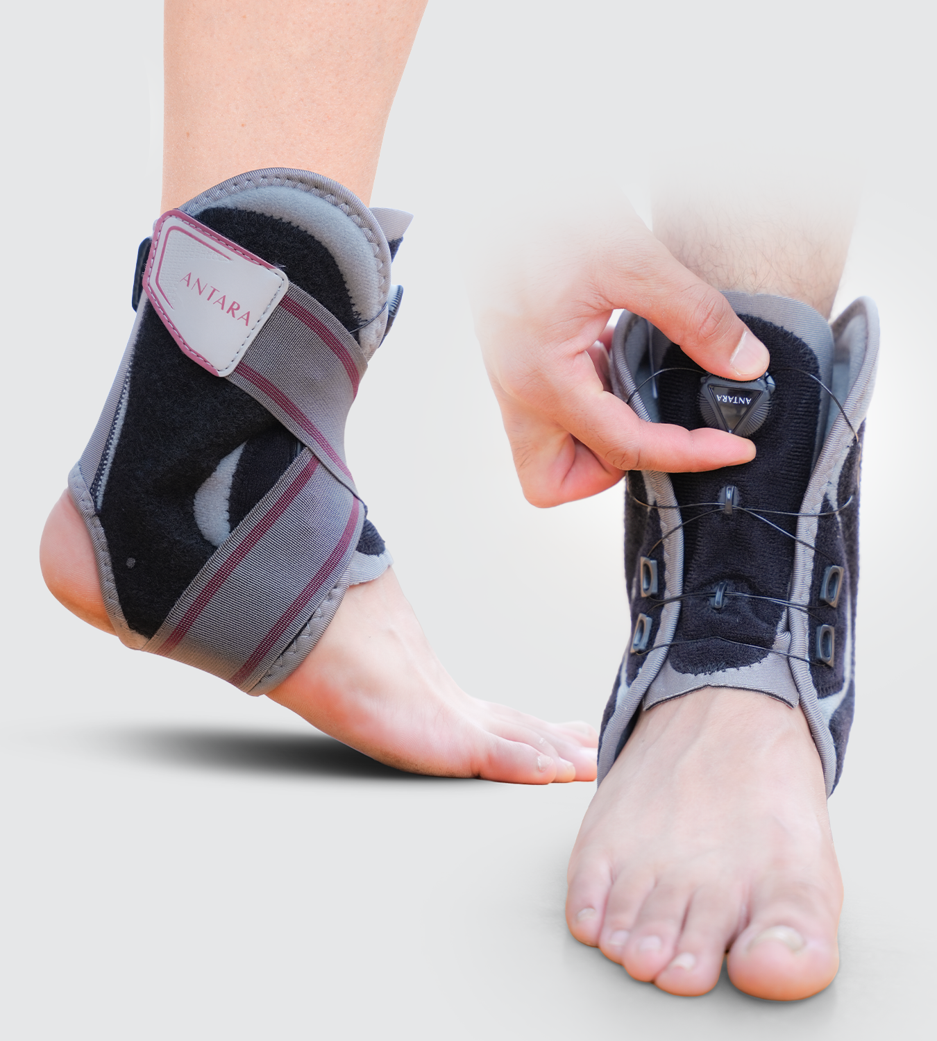 Ankle Brace with Adjustable Dial