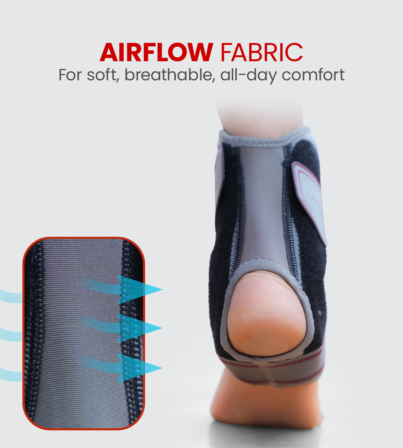 Ankle Brace with Adjustable Dial