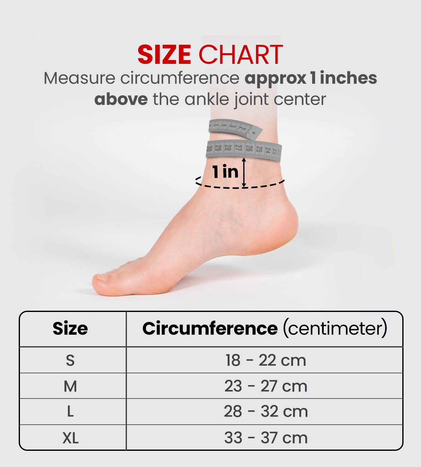 Ankle Brace with Adjustable Dial