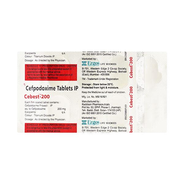 CEBEST 200 Tablet 10's