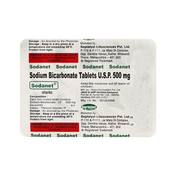 Sodanet 500mg Tablet 10'S