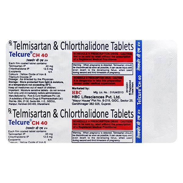 TELCURE CH 40 Tablet 15's