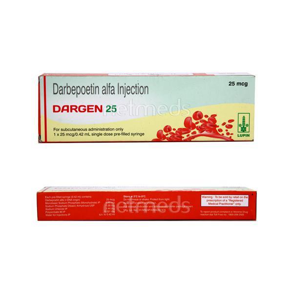 Dargen 25Mcg Injection(Pfs) 0.42ml