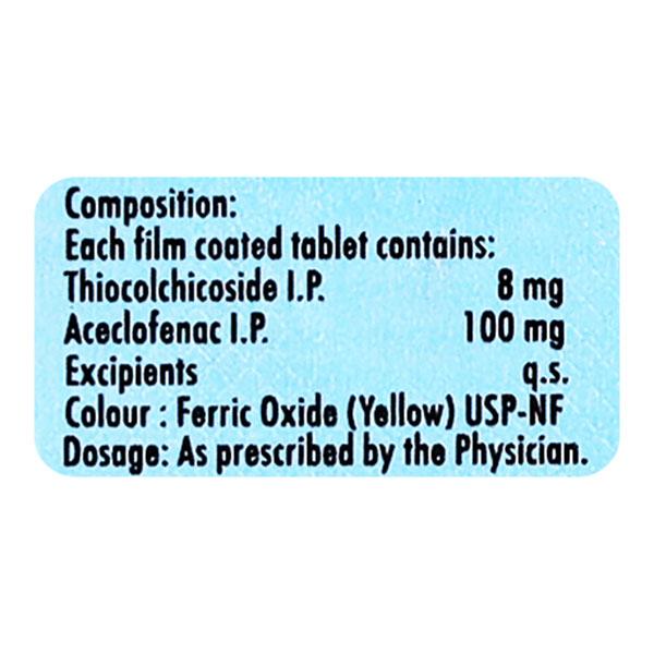 Thiospas A 8mg Tablet 10'S