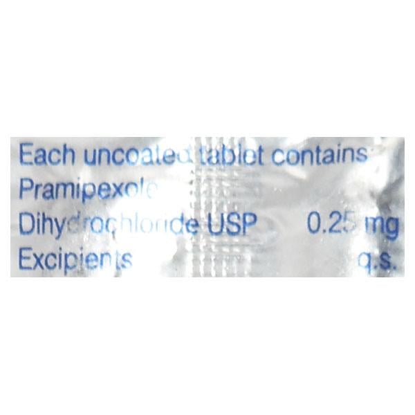 Pramipex 0.25mg Tablet 10'S