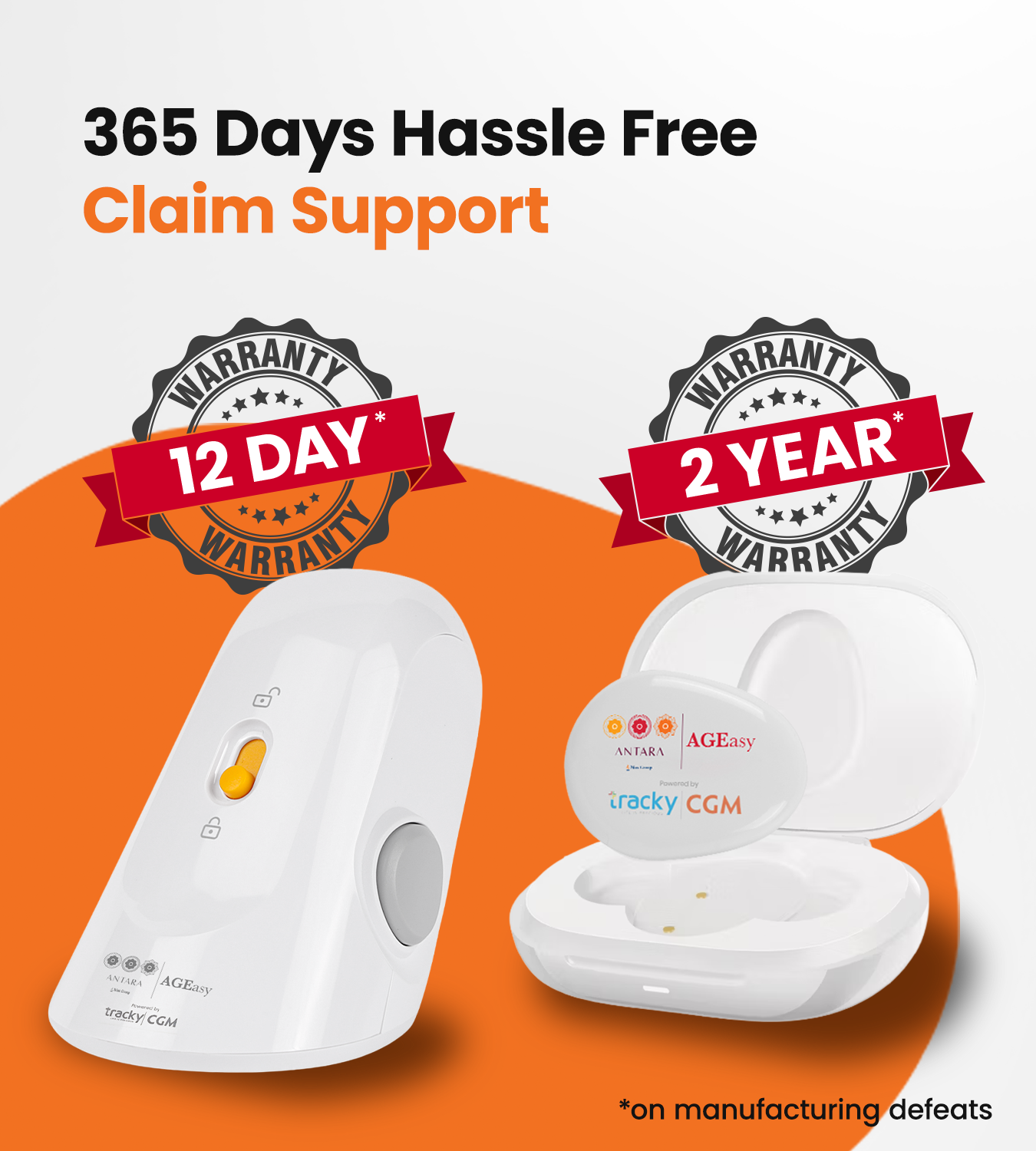 AGEasy x Tracky Continuous Glucose Monitor (CGM) + Transmitter