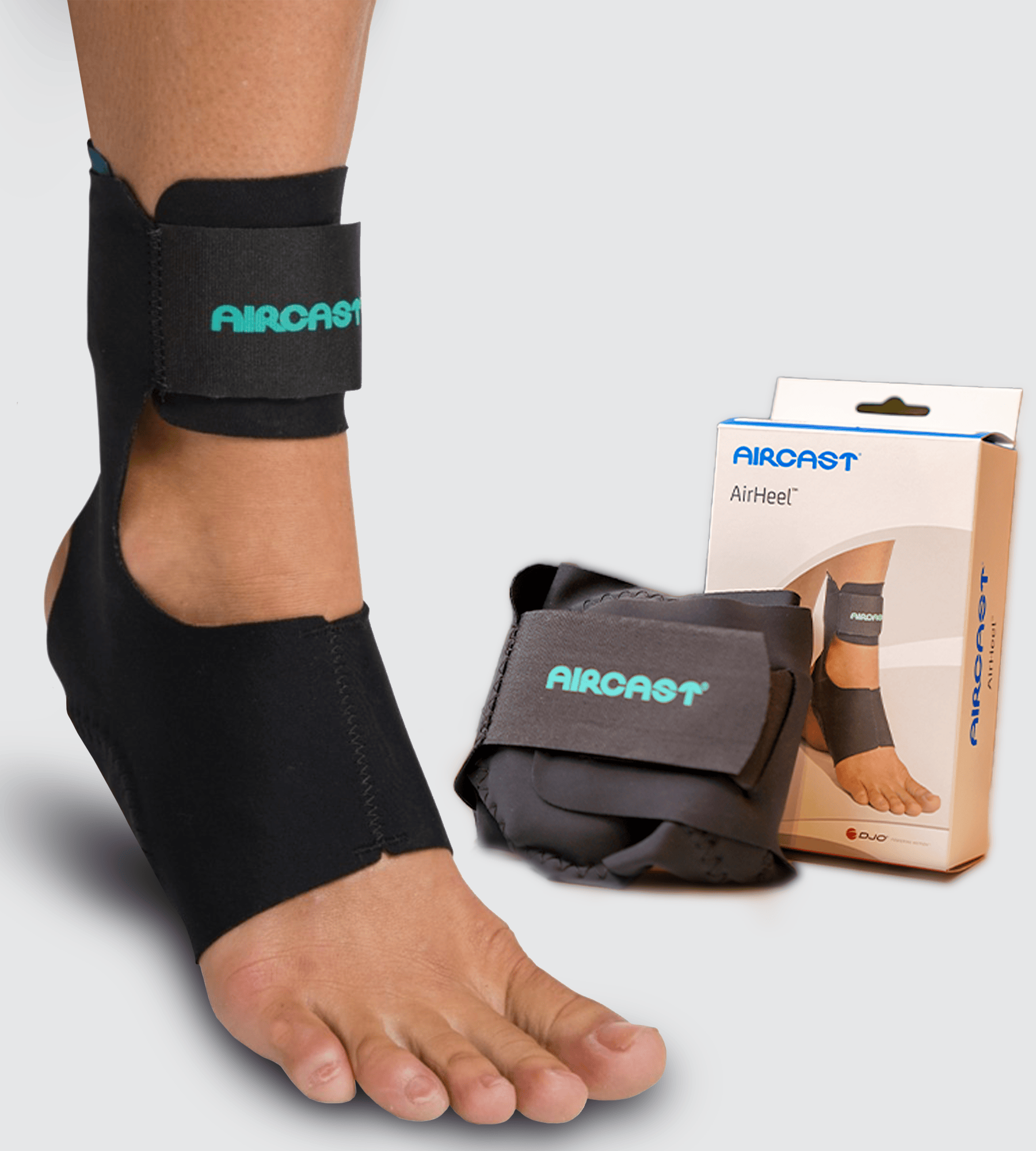 Aircast AirHeel Arch & Heel Pain Relief Brace | Plantar Fasciitis