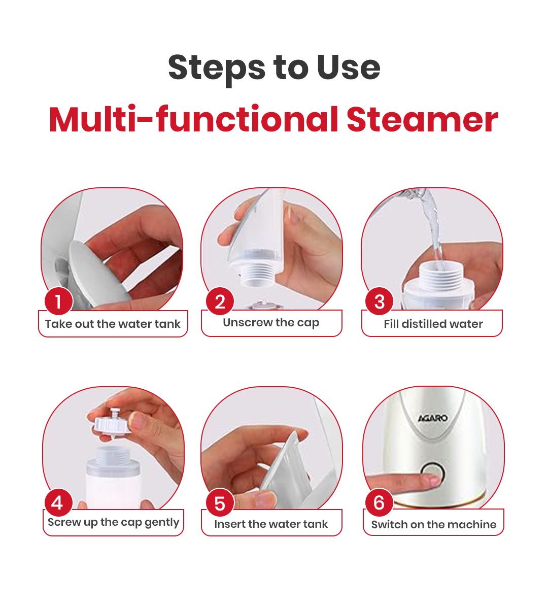 AGEasy Advanced Multi-Functional Steamer