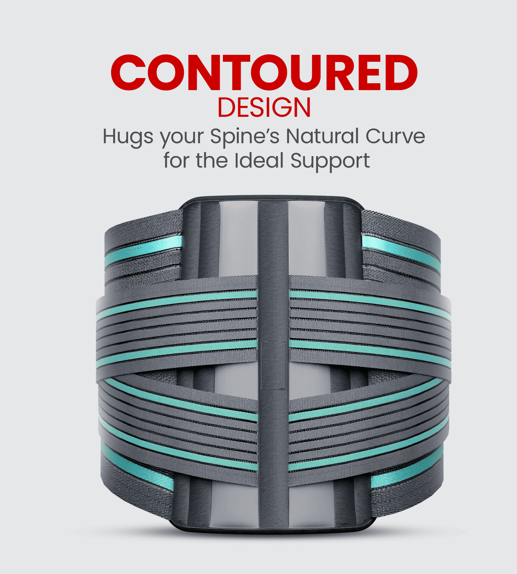 AGEasy Lumbo Sacral (LS) Belt - Contoured | Lower Back Support | Pain Solution for Back and Abdomen