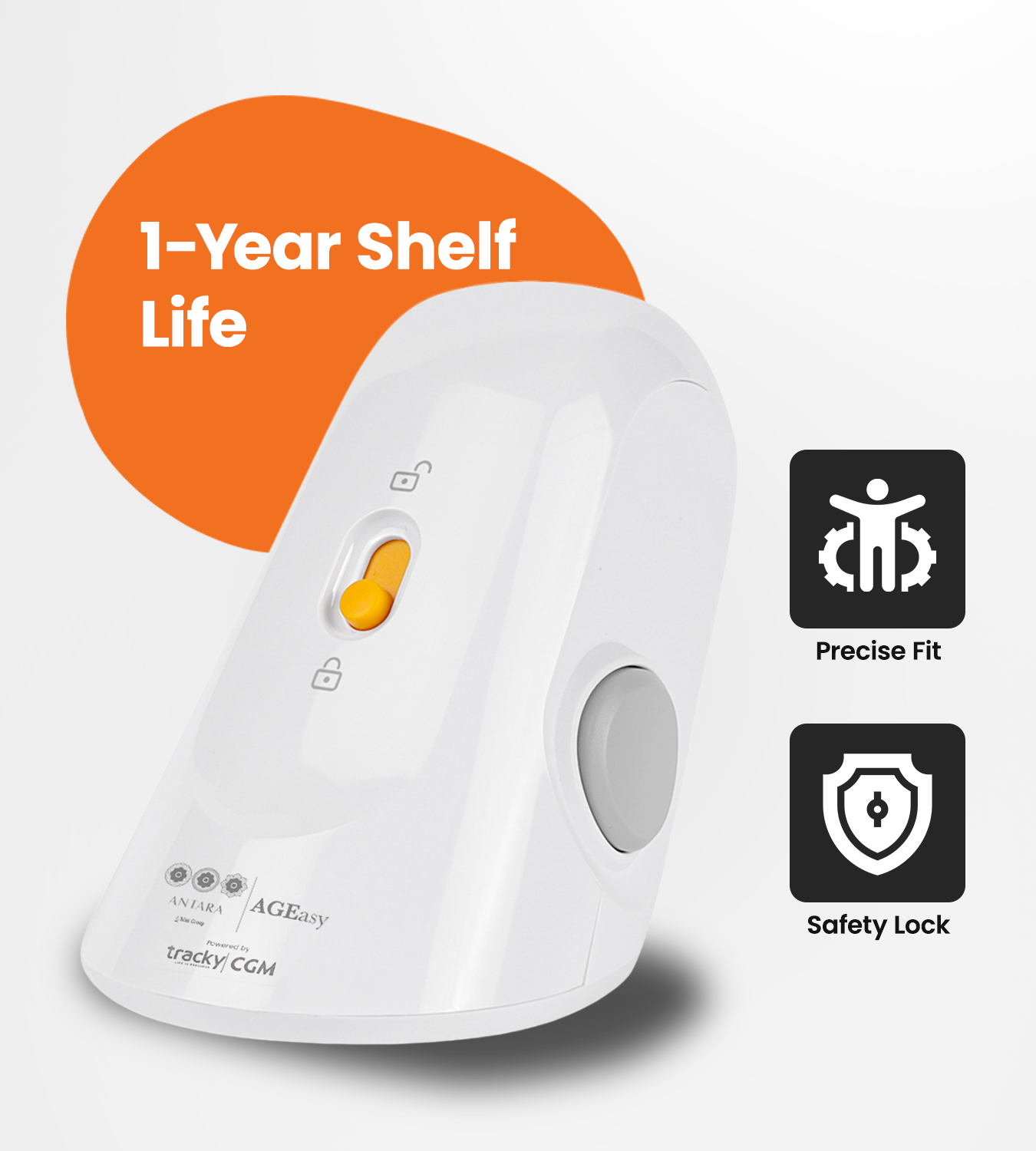 AGEasy x Tracky CGM (Only Sensor)