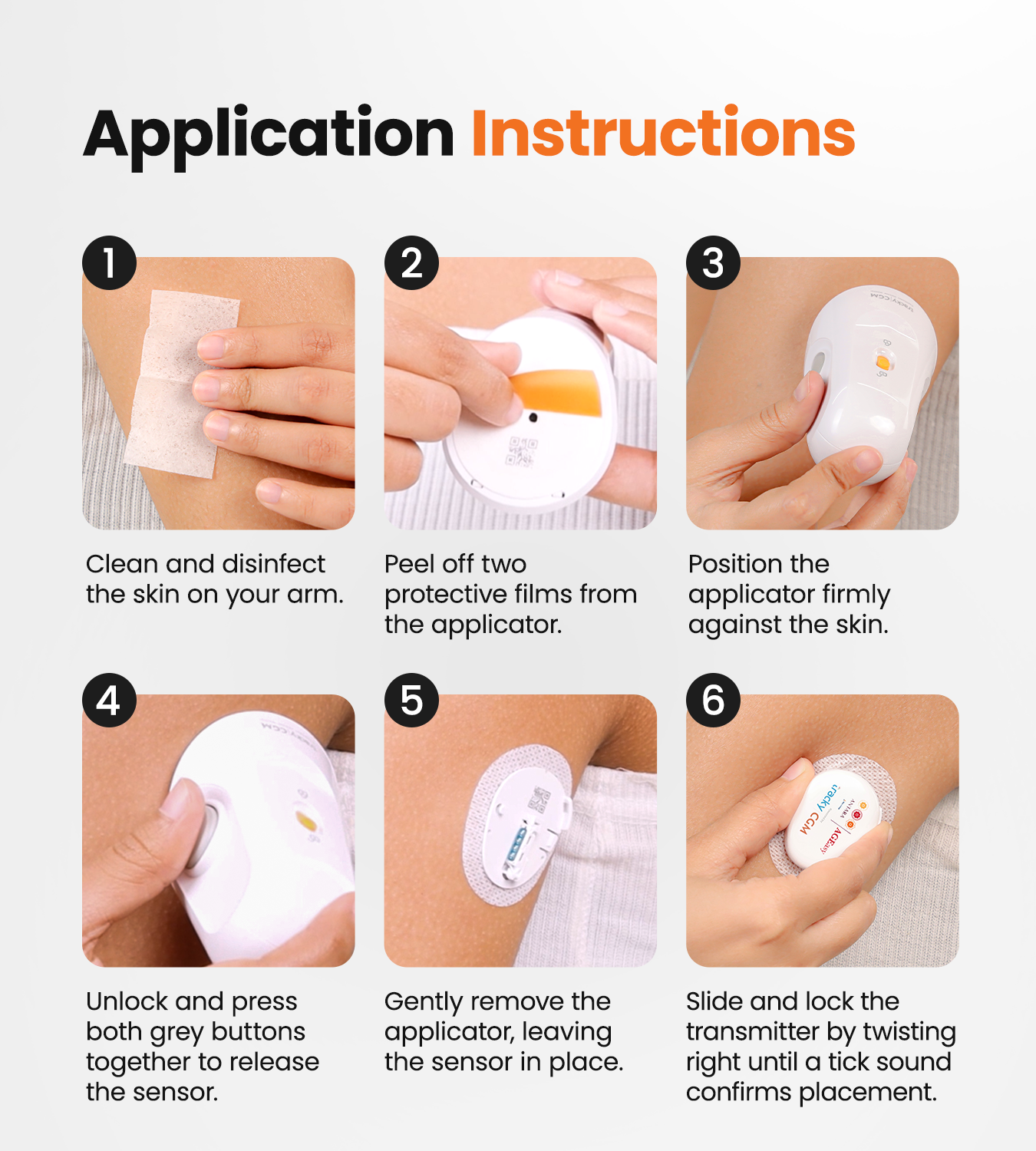 AGEasy x Tracky Continuous Glucose Monitor (CGM) + Transmitter