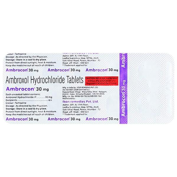 AMBROCON 30mg Tablet 10's