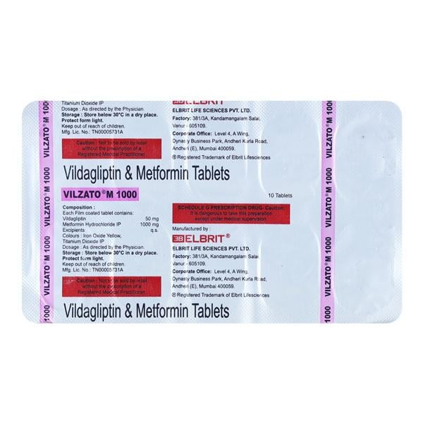 VILZATO M 1000 Tablet 10's