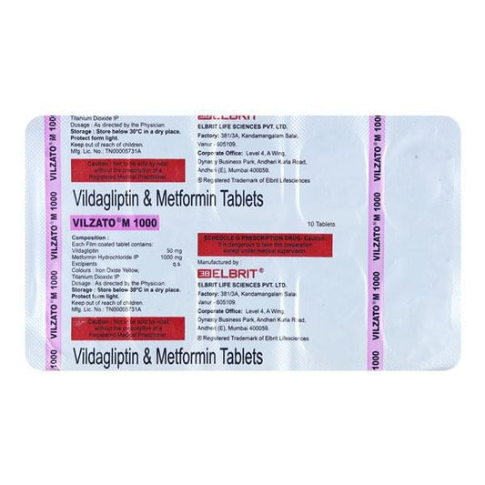 VILZATO M 1000 Tablet 10's
