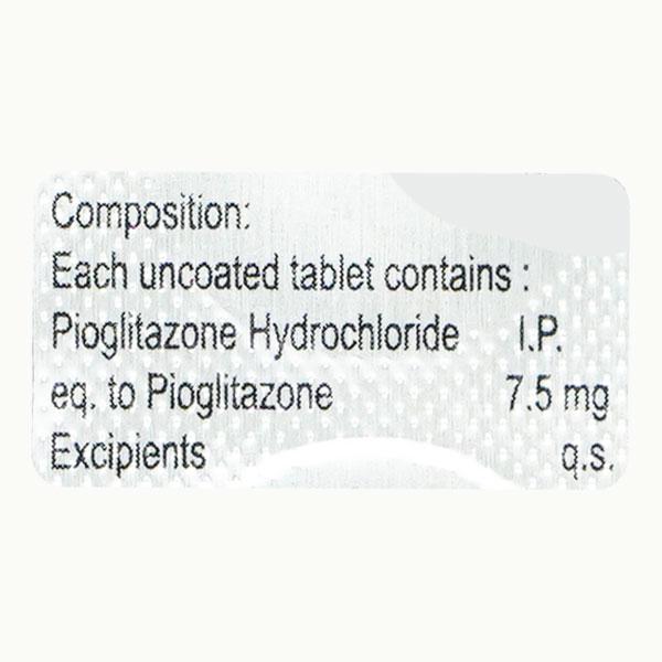PIOTRACK 7.5 Tablet 10's