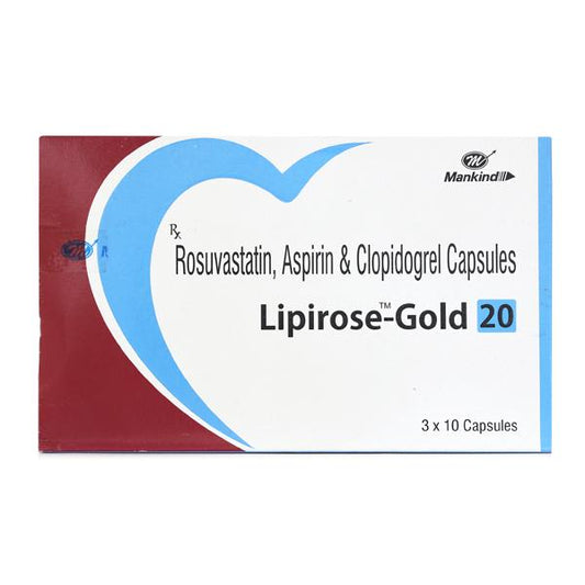 Lipirose Gold 20mg Capsule 10'S