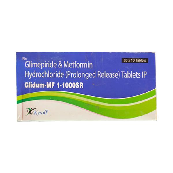 GLIDUM MF 1 1000 SR Tablet 10's