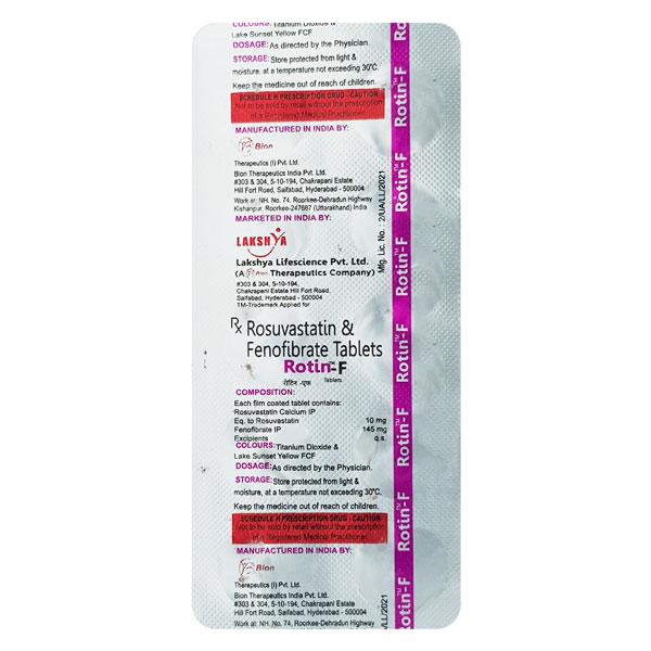 ROTIN F 10mg Tablet 10's