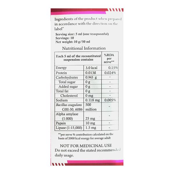 TUMMY SOFT (VEG) Dry Syrup 50ml