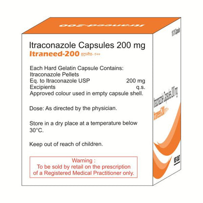 ITRANEED 200 Capsule 10's