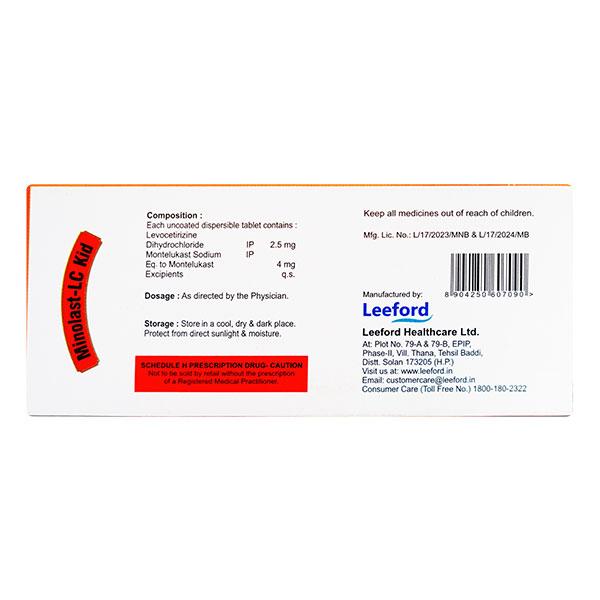 MINOLAST LC KID Tablet 10's