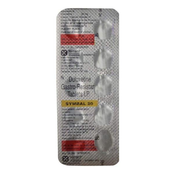 Symbal 20mg Tablet 10'S