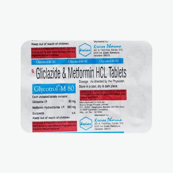 GLYCOTROL M 80 Tablet 10's