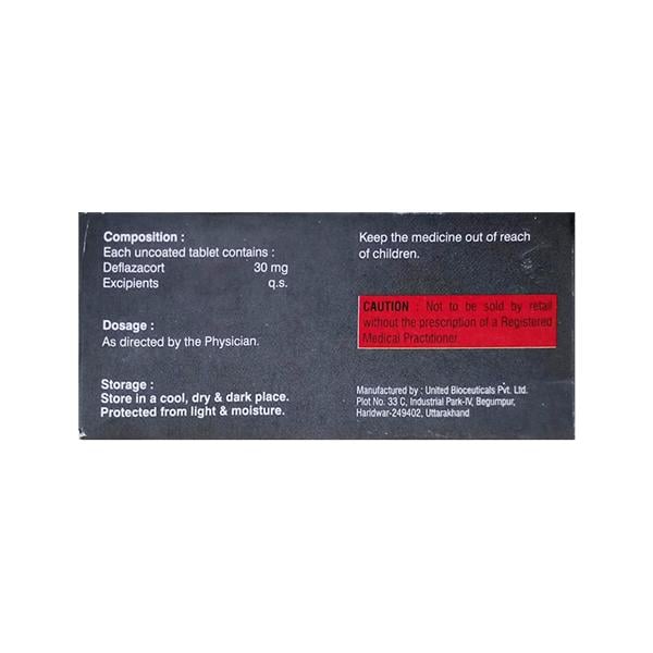 DEFLAVAC 30 Tablet 10's