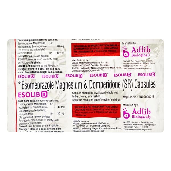 ESOLIB D Capsule 10's