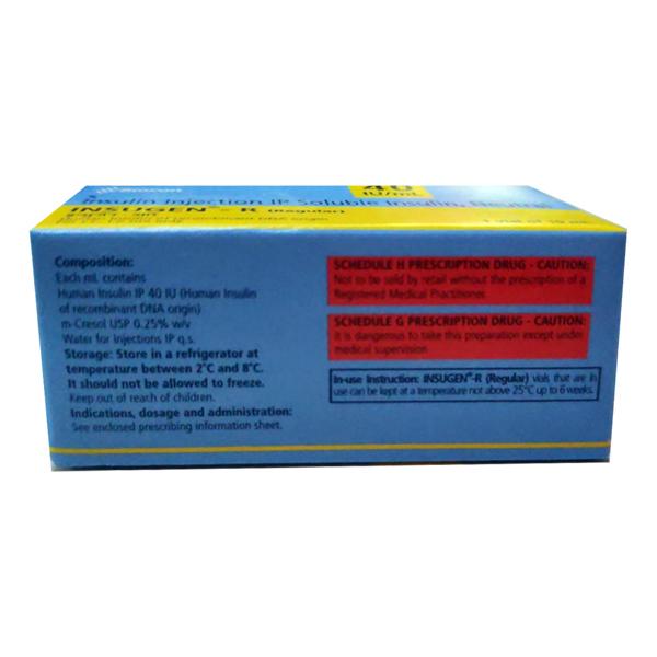 Insugen R 40IU Injection 1X10ml