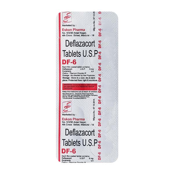 DF 6mg Tablet 10'S