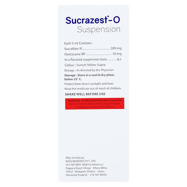 SUCRAZEST O Suspension 100ml