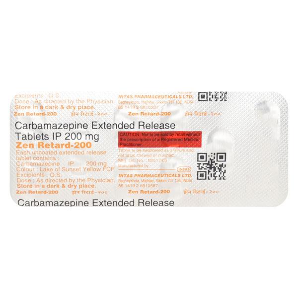ZEN Retard 200mg Tablet 10'S