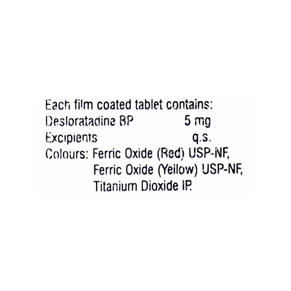 DESLOR 5mg Tablet 15's