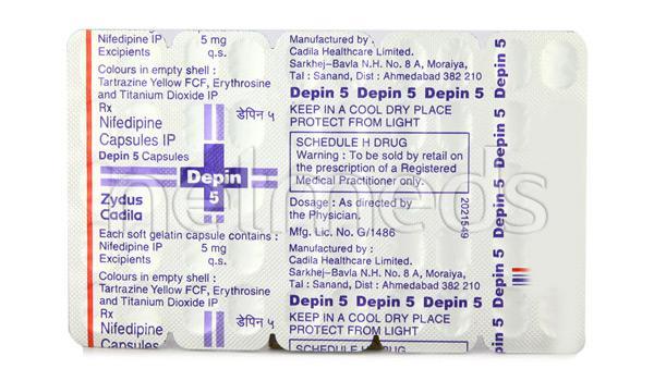 Depin 5mg Capsule 50'S