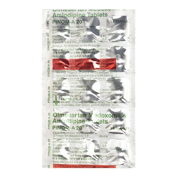 PINOM A 20mg Tablet 15's