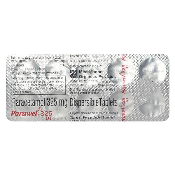Parawel DT 325mg Tablet 10'S