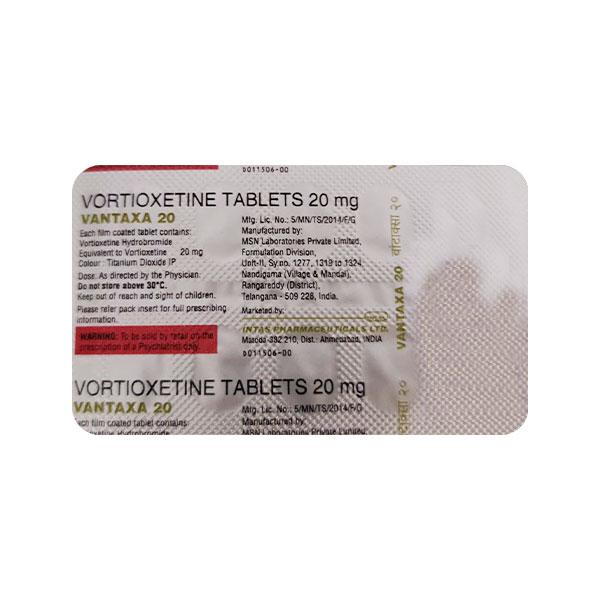 VANTAXA 20 Tablet 10's